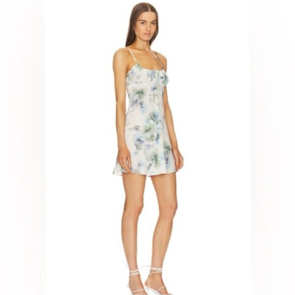 bec + bridge White Floral Mini Dress